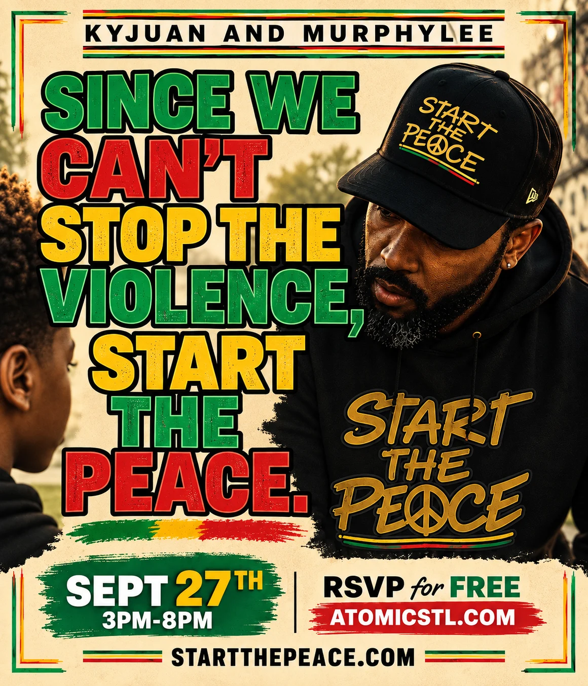 Start the Peace Fest free registration flyer