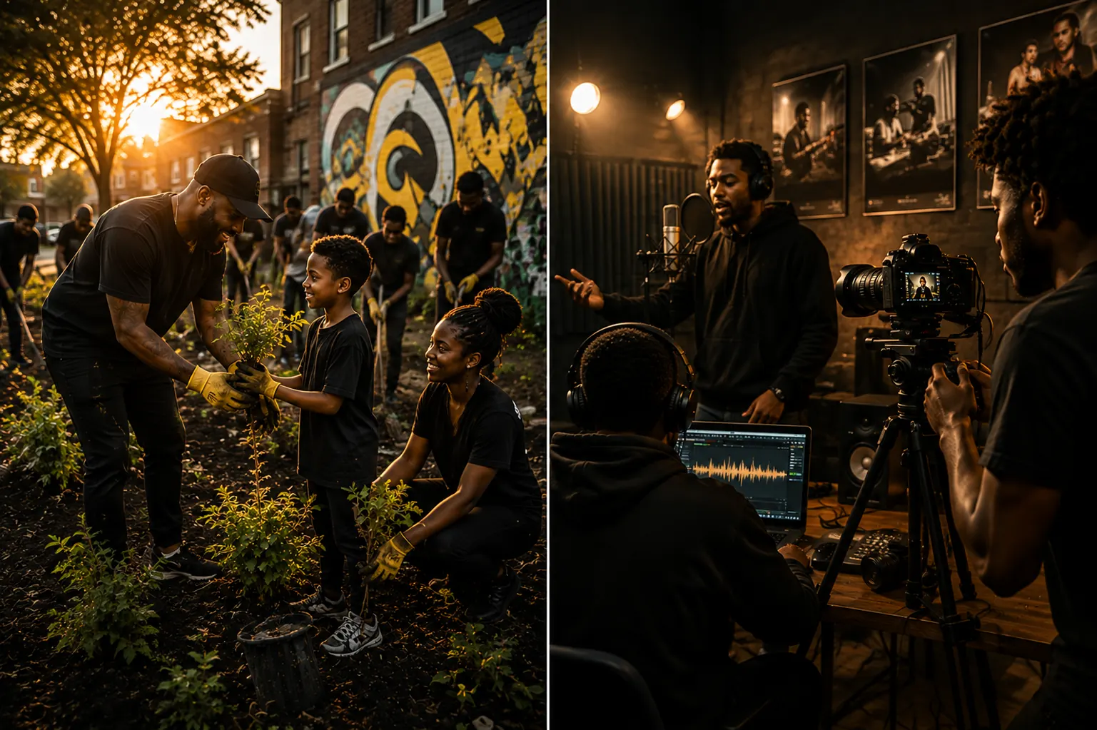 Community service and creative production career pathways